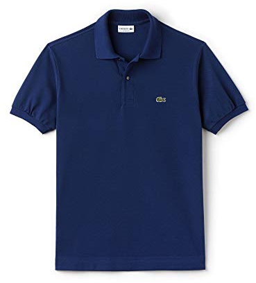 Lacoste Men's L1212-00 Original Short Sleeve Polo Shirt, Blue (Encrier), S (Manufacture Size: 3)