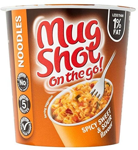 Mug Shot on The Go Spicy Sweet & Sour Flavour Noodles (67g) - Pack of 6