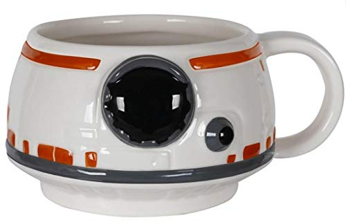 Funko 7755 Star Wars POP Home BB-8 Mug, Ceramic, White, 14 x 9.5 x 13.3 cm