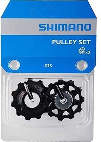 Shimano Unisex – Erwachsene Premium MTB Schaltrollen-Set, Schwarz/Silber, Einheitsgröße