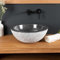 Wanda collection - Vasque en marbre à Poser Stromboli Noir 40cm