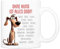 Cadouri Keramik Hunde Tasse mit Spruch „Ohne Hund ist alles doof!“ - Kaffeetasse für Hundebesitzer - originelles Geschenk - spülmaschinenfest - handgefertigt | 330 ml
