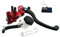 STONEDER Pistone 16x18mm idraulico cilindro freno rosso destro nero Adelin per moto