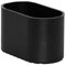 Flyshop Stuhlbeinkappen, Hartplastik, geruchlos, kratzfrei, oval 25 x 50mm (2,5 x 5,0 cm), 8 Stück, Schwarz