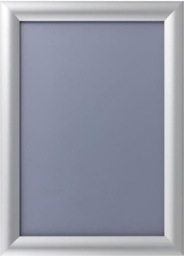 büroMi Klapprahmen A4 Plakatrahmen Schnaprahmen Wechselrahmen Aluminium inkl. Befestigungsmaterial (1)