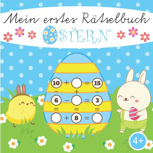 Mein erstes Rätselbuch Ostern: | Spannende Denkspiele für Kinder ab 4 Jahren