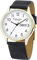 Eichmüller Herren Klassische Armbanduhr 38mm Echtleder Armband 5 ATM Quarz Tag undDatum 3053-03