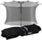 Kinetic Sports Trampolin Sicherheitsnetz - Ersatznetz mit Reißverschluss und Sicherheitsclips, Schutznetz, UV-beständig, Ersatz Fangnetz für Gartentrampoline, Ø 400 cm