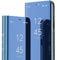 IMEIKONST Samsung S10 case Bookstyle Mirror Design Makeup Clear View Window Stand Full Body Protective Bumper Flip Folio Shell Cover for Samsung Galaxy S10 Flip Mirror: Blue QH