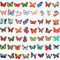 HOWAF Tattoo Kinder, 96 Glitzer Tattoos Mädchen Schmetterling Tattoo Set hautfreundliche Kindertattoos Aufkleber für Mädchen Kinder Spielen Mitgebsel Kindergeburtstag Geschenkidee