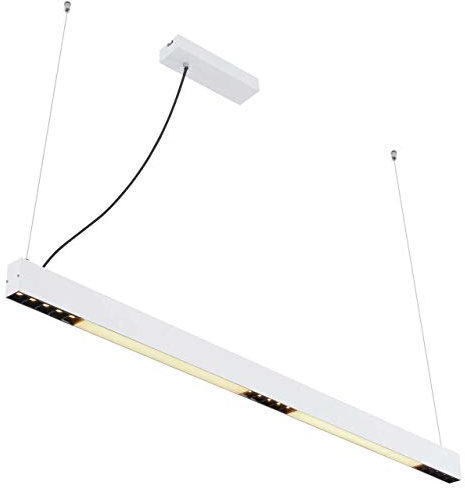LED Hängeleuchte Esszimmerlampe Wohnzimmerleuchte Tageslichtlampe dimmbar RGB Farbwechsel Fernbedienung CCT, LED 34W 1300lm 3000-6000K warmweiß-kaltweiß, L 119 cm