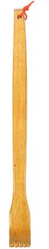 Healifty Rascador de espalda de madera autoterapéutica Rascador de espalda de mango largo Masajeador trasero para uso doméstico