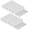 200 Sacs Poubelle Grande Capacité 130L - Lien de Fermeture, Ultra Résistant, Anti-Fuites, Transparents - 10 Rouleaux de 20 sacs