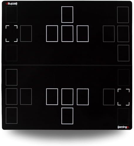 The Gaming Mat Company 2 Player Compatible Flesh and Blood TCG Playmat for Flesh & Blood TCG Cards - Large 72cm x 72cm x 0.4cm - Flesh and Blood Playmat with Zones - Waterproof FAB Card Game Playmat