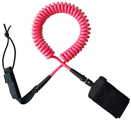 RH-HPC Surf Leine 10ft Freiheit Surfbrett Leine 8mm Outdoor Water Surfing Traktionsseil für sup sicheres Surfen SUP Leash. (Color : Pink)