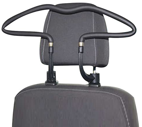 Bavokon Cintres pour Voiture | Cintres pour appuie-siège arrière | Manteau Vêtements Siège Arrière Appui-Tête Cintres Tissu Veste Costume Pantalon Titulaire Rack Universel Chrome Crochet Auto