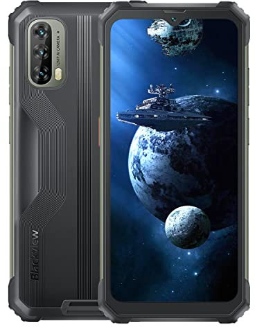 Blackview BV7100 Smartphone Incassable, 13000mAh Batterie 33W Charge Rapide, IP68/IP69K Téléphone Portable Robuste Étanche, Android 12 Helio G85 6Go+128Go, 6.58'' FHD+, 12MP Caméra, GPS NFC Noir