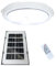 Ruiqas Plafonnier à énergie Solaire 100 W avec télécommande et minuterie pour abri de Jardin, Garage