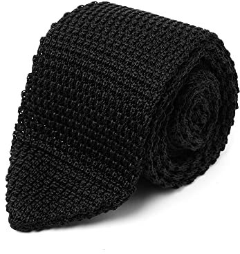 Brera67: elegante schwarze Krawatte aus Seide 148 x 8 | Krawatten für Herren | Krawatte Jungen | Accessoires Männer für Jacke und Anzug