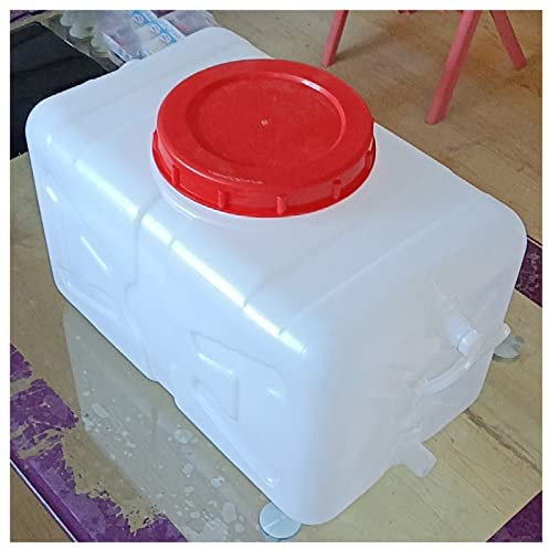 NAKAN Grande Seau en Plastique Portable, Réservoir d'eau De Grande Capacité, 25L/30L/47L/75L/110L/150L/200L, Récipient De Stockage d'eau en Plastique épais(Color:200L)
