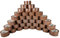 RAYLU PAPER - Nastro adesivo per l'imballaggio di scatole di spedizione resistenti ed extra resistenti, 66 metri x 50 mm di larghezza (36 unità, marrone)