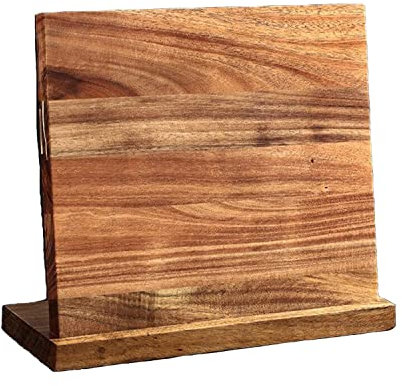 Home Küche Holz Magnetische Messer Block Halter Rack Magnetische Ständer für Besteck Display und Lagerung (Holz)