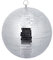 Relaxdays Discokugel, Ø 30 cm, Deko Spiegelkugel zum Aufhängen, große Partykugel mit Metallöse, Discoball Party, Silber