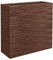 Nicoli Vaso grande Separé elegance cm 80x30x75h in resina, effetto rilievo, fioriera da interno esterno ideale per dividere ambienti (CORTEN)