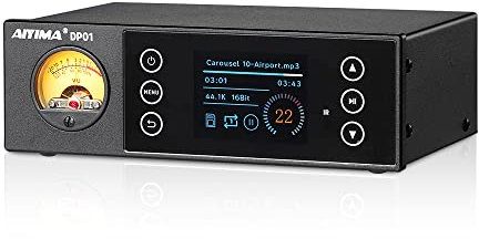 AIYIMA DP01 Mini Digital Player USB Vorverstärker HiFi Stereo Audio Player MP3 Musik Streamer Koaxial Optische DSP256 Decodierung Vorverstärker 384 KHz/32 Bit