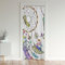 richhome Aquarell Federn Tür Vorhang für Privatsphäre, Bohemian Dream Catcher Türvorhang 106x203, indische weiße Tür für Schrank Tür 1 Panel