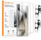 GLASS-M [2+2 Pack Screen Protector with Camera Lens Protector for Samsung Galaxy S24 Ultra, Tempered Glass Full Coverage, Fingerprint Unlock, Anti-Scratch Screen Cover
