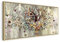 murando - Leinwand Bilder Holzrahmen Gustav Klimt Baum des Lebens 120x60cm Vlies Leinwandbild 1 Teilig Kunstdruck Wandbilder XXL Wohnzimmer Wanddekoration Wand Bild - natürlicher Rahmen l-A-0033-b-a