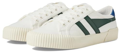 Gola Herren Rally Sneaker, Cremefarben/Evergreen/Marineblau, 43 EU