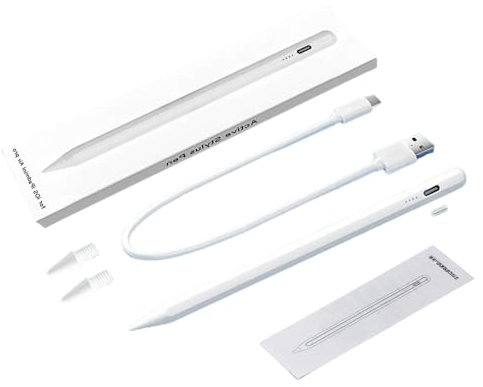 Mangári Store - Penna Per Apple Pencil 2 1 Compatibile Palm Rejection Power Display accessori per iPad iPad 2022 2021 2020 2019 2018 Pro 11 12.9 Air Mini Stylus Pen Penna