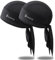 Oscenny Fahrradmütze,Amerikaner Coolmax Leichtes Perforiertes Material Schnell Trocknend Feuchtigkeitsableitend Durag Sonnenschutz Laufen Motorrad Schädel Wandern Kopftuch Mütze