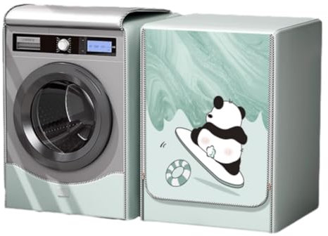 BaoT8YLu Funda para Lavadora Exterior Impermeable, Antipolvo y Antisol con Aberturas Frontales para Secadora