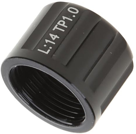 LARUISEE Fahrradnaben, Schlauchschaft, Spießkappe, Fahrräder, Steckachsen, Schraubenmutter, Aluminiumlegierung, Radflansche, Achsen, Mutter, Ersatz-Fahrradgabel, Schnellspannmutter M15-Gewinde,