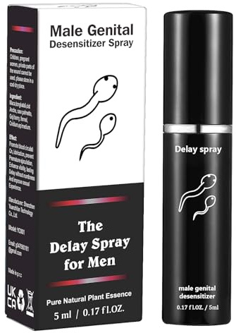 Verzögerungsspray für-Männer neueste-Formel kraftvoller Desensibilisator für Männer verlängert die Zeit des Mannes im Bett männliches Desensibilisierendes 0,17 fl.oz
