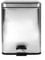 Beldray Cubo de basura de doble compartimento: cubo de basura de separación, cubo de basura rectangular, 5 litros, pedal, para oficina, baño, dormitorio, acero inoxidable, LA035235SSFEU7
