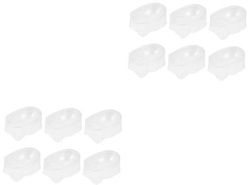 MERRYHAPY 12pcs Nail Dipping Powder Tray Storage Case Nail Dip Powder Box for Technician