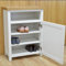 GROFurniture Shoe Storage Cabinet, Hallway Storage Unit, Oak Cupboard Organiser, Wooden Shoe Rack, Hallway or Living Room Furniture