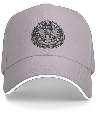 Basecap CIA Special Agent G Unit Paranormal Investigations Research Response Rescue Emblem Cap Baseballmütze Rave Damenmütze Herren Geschenk