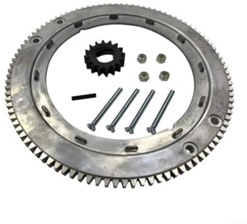 696537 Schwungrad Ring Getriebe Kit Kompatibel für BS/Craftman Rasentraktor & Schneefräse, ersetzt 399676 392134 71300 30103