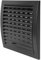 Repa Market Anthracite Adjustable Ventilation Grill - Louvered Air Vent Covers for Walls, Ceiling Outside and Inside - 190 x 190 mm / 7.48 x 7.48 Inch - Bathroom Ventilation Cover with Mesh Screen