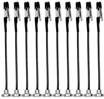 Pack of 10 Flexible Clamps for Models and Professional Painting