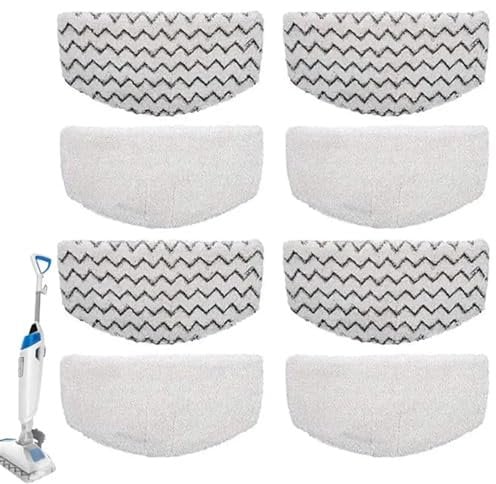 Rynplex 8 Pcs Steam Mop Pads, for Bissell, for Powerfresh Steam Cleaner Mop 1940 1806 1544 1440 2075A Replacement Robot Mop Pad Replacement