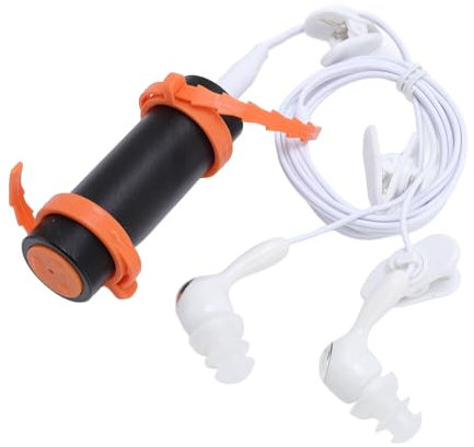 Zunate Water Proof MP3 -Player mit Kopfhörer, HiFi Sound MP3 -Musikplayer, 8G -Speicher, Speichert über 2000 Songs, Unterwasser 10ft Wassersicher, Zum Surfen des Schwimmens Zum (Black)