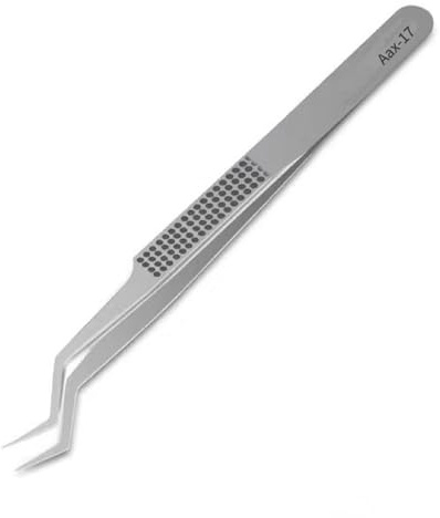 Chip Placement Tin Positioning Tweezers Tin Planting Table Scrapers Phone Repair Soldering Tweezers for Chip Positioning Electronics Engineering Tool