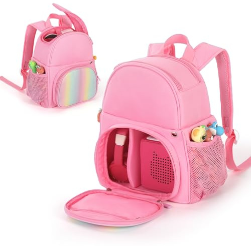 Seracle Tasche für Toniebox Tonie, Organizer Tragetasche für Toniebox 2 Starter Set und Tonies Figur, Kopfhörer, Play Set und Sonstiges Zubehör (Rosa)