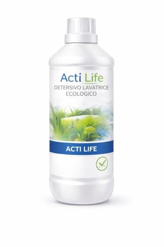 Detersivo Lavatrice Ecologico Biodegradabile 1L/5L – Senza Parabeni – Nickel Tested – Non Testato su Animali – Profumazioni Assortite – Lemag srl (1L, Acti lif)